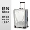 Fábrica Directa Chaqueta de Equipaje Maleta Trolley Funda Protectora Borde Envuelto con Marco Negro Transparente Engrosado Maleta