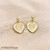 Tachuelas/Pendientes de Clip/Placa Base de Plata 925 para Incrustar Jade y Brocado Materiales Hechos a Mano