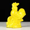 Enfeites de Cerâmica Galo Grande Decorações para Casa Frango do Zodíaco Mobiliário de Escritório Presentes de Inauguração Artesanato