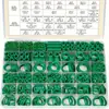 Bestseller transfronteiriço Amazon/TEMU Kit de reparo de O-ring 595 Peças conjunto de reparo de emergência para ar condicionado de carro verde
