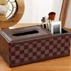 Caja de Pañuelos de Lujo Personalizada para Mesa de Café de Sala de Estar, Portapañuelos de Cuero para Hogar, Hotel, Restaurante, con Logo