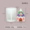 Casa de Neve de Natal Queimando Quente Transfronteiriça Vela Perfumada Gesso Ornamentos Chocolate Assando Comida Brinquedo Molde de Silicone