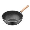Sartén Antiadherente Maifanita Wok Doméstico Wok Wok Sartén de Hierro Apto para Cocina de Inducción Especial para Estufa de Gas