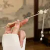 Nuevo Pasador de Aleación con Borla Estilo Chino para Mujer, Pasador de Gama Alta de Nicho, Pasador Versátil de Estilo Antiguo para Accesorios de Peinado Cheongsam y Hanfu