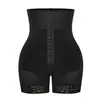 Pantalones Moldeadores de Talla Grande Transfronterizos de Cintura Alta que Realzan las Caderas y Levantan los Glúteos, Pantalones Moldeadores con Botones Largos y Ribete de Encaje para Control de Abdomen para Mujer
