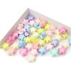 Acrílico Facetado Cor Macaron Perolado Pentagonal Coração Coração DIY Feito à Mão Material com Contas Acessórios para Joias