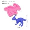Diy gota cola molde variedade de dinossauro açúcar chocolate bolo molde tiranossauro rex silicone molde de gesso de cozimento