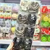3 Piezas por Paquete Elegantes Pasadores para el Cabello Estilo Coreano para Adultos, Serie Sencilla de Color Café, Bandas Elásticas de Alta Elasticidad, Cuerdas Gruesas para Coletas