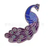 Linda Fênix Pavão Broche Criativo de Metal Insígnia de Animal Acessórios de Arte Insígnia de Liga de Zinco Personalização