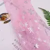 Tecido Base 36A com Flocos de Neve Prateados Malha Hexagonal Vestido da Moda Tecido de Malha da Moda Duas Cores Roupas Respiráveis Acessórios