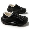 Pantuflas de Algodón Impermeables de EVA para Mujer Invierno Interior Hogar Doméstico Cálido Felpa Pantuflas de Algodón de Invierno para Hombre Invierno de Hombre