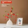 Flores Artificiais Criativas para Casa, Boas-vindas à Casa Nova, Flores de Caqui, Ornamentos de Vaso, Arranjos Florais para Sala de Estar, Decorações de Mesa para Hall de Entrada