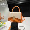 Verano Nuevo 2025 Nuevo Diseño Francés Simple Retro Color Moda Hombro Cruzado Portátil Bolso Cuadrado Pequeño para Mujer