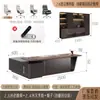 Conjunto de mesa de escritório e cadeira de escritório, mesa executiva de escritório simples, moderna, de luxo leve, de alta qualidade para presidente e CEO