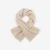 Bufanda lisa de estilo coreano 100% lana personalizada para mujer, versátil para otoño e invierno, estilo simple de lujo ligero, calentador de cuello de punto cálido, venta al por mayor