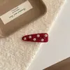 Pasador de Acetato con Flor Fresca de Gelatina Estilo Coreano Pinza Lateral Triangular para Cabello Roto Pinza de Pato Accesorio para el Cabello para Mujeres con un Toque de Lujo