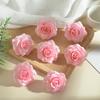 X 5.5cm Gotas de Rocío Simuladas Gotas de Agua Flores Simuladas Rosa Flor de Muñeca DIY Cabeza de Rosa Flor Artificial Caja de Regalo