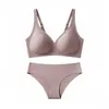 Conjunto de Sutiãs Europeu e Americano Transfronteiriço Plus Size Amazon Tk Gelatina Gel Sem Costura Suporte Macio Modelador Beleza