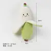 Juguetes Sonoros para Perros Transfronterizos, Serie de Verduras Curativas, Juguetes de Peluche Interactivos para Mascotas para Compañía y Molienda de Dientes