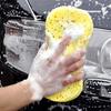 Esponja de Vacío Esponja Comprimida Esponja para Lavar Autos Empaque al Vacío de 8 Palabras Multicolor 5x11x23cm