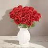 Ramo Artificial Estilo Ins de Rosas para Decoración de Fiesta Navideña, Arreglo de Boda, Reunión de Negocios de Alta Gama