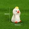 Acessórios de Resina Artesanais DIY Patinho Pequeno Enfeites para Micro Paisagens Decorações de Paisagismo Animal Acessórios Artesanato em Resina