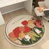 Tapetes de Couro Coloridos para Cadeira de Computador Transfronteiriços para Quarto Sala de Estar Sofá Tapetes de Pé de Lama Diatomácea Tapetes de Pé para Cadeira de Escritório