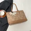 Bolso Tote Casual de Gran Capacidad para Mujer 2025 Verano Nuevo Moderno Simple Moda Bolso de Hombro Bolso de Mano Bolso de Axila