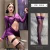 Lencería sexy nítida de noche malla sexy perspectiva falda de cadera libre red de deseo puro estilo influencer tentación pasión 7114