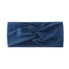 Diadema elástica cruzada de una sola capa europea y americana, unisex, adecuada para yoga y deportes, absorbente de sudor, elegante y versátil