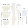 Bol para Mezclar Mascarillas, Palillo para Mezclar Mascarillas, Espátula, Juego de Cucharas Medidoras y Cucharones, Juego Completo de Herramientas para Mascarillas Faciales DIY Spa para Salones de Belleza