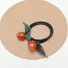 Corea del Sur Dongdaemun Ins Red Social Cuerda para el Cabello de Resorte Nuevo para Primavera y Verano Anillo para el Cabello de Mujer Gelatina Cereza Accesorios para el Cabello Onda Punto Correa Cuerda para el Cabello