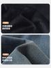 Pantalones vaqueros con forro polar para niño, pantalones de algodón cálidos de invierno para bebé y niño pequeño, pantalones largos gruesos y cálidos para niños, niños