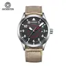 Relógio Mecânico OCHSTIN Novo para Homens com Pulseira Genuína de Nylon, Calendário, À Prova d'Água, Luminoso, Relógio Mecânico Totalmente Automático