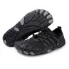 Sapatos de cinco dedos para esportes ao ar livre transfronteiriços, sapatos de água leves de secagem rápida, sapatos de praia para natação para casais, sapatos respiráveis para trilha em riachos