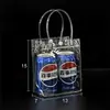 Bolsas de Mano de PVC en Stock Hechas a Medida Transparentes Modernas Bolsas de Regalo de Alta Gama para el Festival de Medio Otoño y el Día Nacional Artículos de Tocador Promocionales