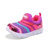 1801 Sapatos Infantis Sapatos de Bebê para Crianças Sapatos para Crianças Pequenas Primavera e Outono Cano Baixo Leggings Tênis Leve Respirável para Meninos e Meninas