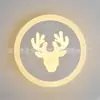 Lámpara de pared acrílica LED lámpara de noche de dormitorio sala de estar pasillo pasillo Lámpara redonda LED iluminación una generación de pelo
