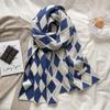 Bufanda para Invierno Estudiantes Chicas de Preparatoria Chicas de Secundaria Sentido Otoño e Invierno Bufanda a Cuadros para Hombres Estilo Japonés Engrosada Cálida