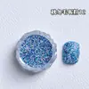 Tendência Outono e Inverno Nail Art Lã Tricotada Rosa Retrô Versátil Xadrez Tridimensional Decoração de Unhas com Glitter
