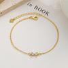 Pulsera de lazo de plata esterlina 925 para mujer, nueva moda, dulce lazo, joyería de mano, simple, ins, sentido avanzado de joyería de mano