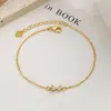 Pulsera de Lazo para Mujer Plata de Ley 925 Nueva 2023 Dulce Pulsera de Lazo Simple Estilo ins Elegante Joyería para Mano