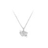 Set de Regalo Tanabata Plata Esterlina S925 Collar Hoja de Ginkgo Anillo Aretes para Mujer Regalo de San Valentín Cumpleaños para Novia