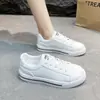 Zapatos blancos zapatos de mujer 2025 primavera y otoño nuevos versión coreana de zapatillas planas combinables para mujer zapatillas deportivas casuales de moda
