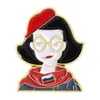 Insignia de Metal Esmaltado con Retrato de Personaje de Dibujos Animados, Broche Personalizado, Broche del Día de la Victoria de Rusia, Calificación Transfronteriza