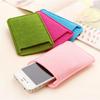 Nueva Bolsa de Fieltro para Teléfono Venta al por Mayor Funda para Teléfono Regalo Almacenamiento Tarjetero Monedero Bolsa Protectora Ecológica Moda