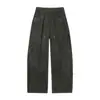Pantalones anchos tie-dye desgastados para hombre, pantalones de línea dividida deconstruidos, suministro para transmisiones en vivo de comercio electrónico, pantalones casuales de moda