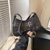 Bolsa de Axila da Moda Tendência Bolsa de Textura Casual Baguete 2026 Nova Elegante Versátil Bolsa de Ombro Bolsa Transversal Feminina