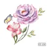 Adesivos de Tatuagem Florais à Prova D'água Novos em Estoque, Adesivos Faciais Frescos e Estilosos, Adesivos de Arte para Estúdio de Fotografia da Moda, Tatuagem