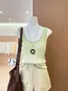 Camisola estilo coreano para mulheres, novo estilo de verão, caimento solto, modeladora, peça externa casual, verde, tamanho único